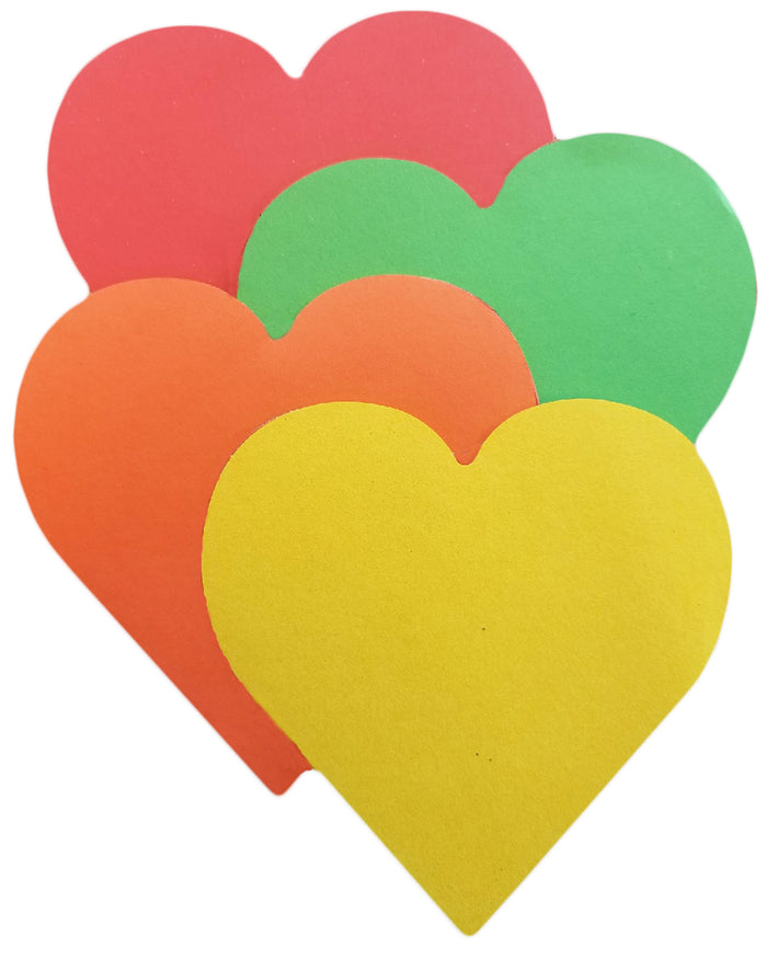 Magnets - Large Assorted Color Heart - Creative Shapes Etc.
