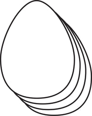 Magnets - Small Single Color Egg - Creative Shapes Etc.