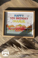 Dragons Love Tacos Birthday Party Sign - Personalized - Jolly Owl Designs