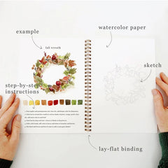 emily lex studio Autumn Watercolor Workbook
