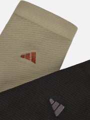 shopi go Adidas Originals ES Reg Socks 2P Black/Feather Grey – Black/Feather Grey, yakın çekim, logo detayı
