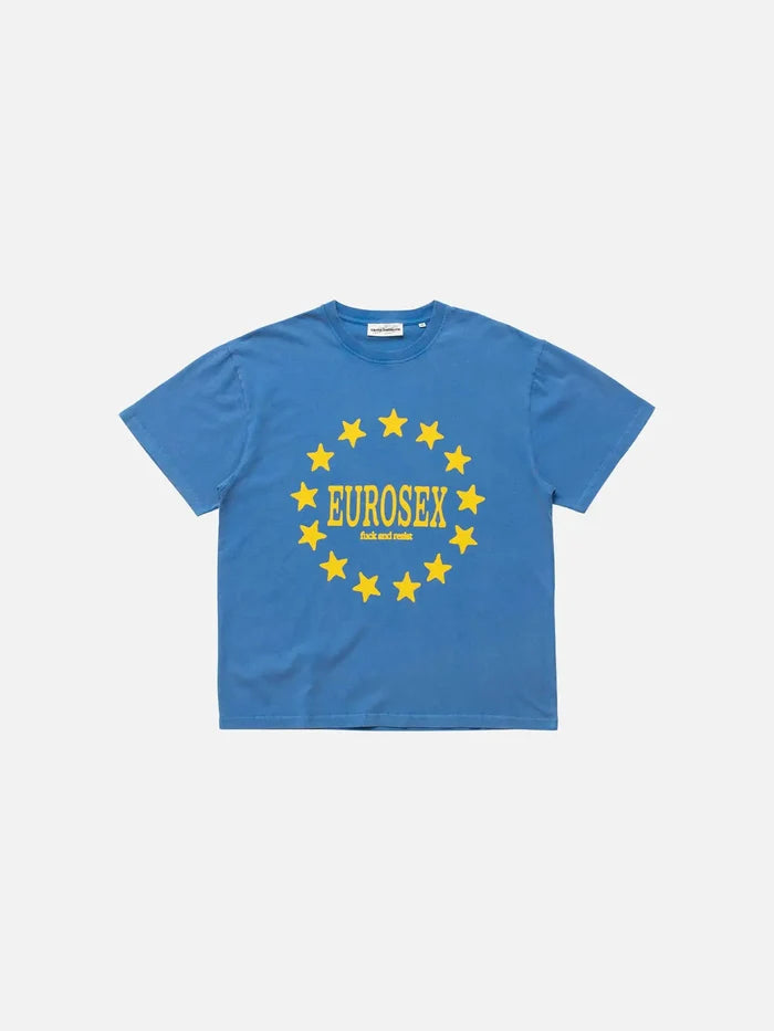 CARNE BOLLENTE Eurosex - Off Blue - Kategorize edilmemiş T-SHIRT