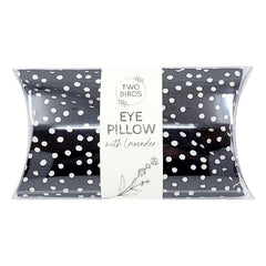 Eye Pillow - Black and White Spots (Lavender or Scent Free) by Two Birds Eco Shop