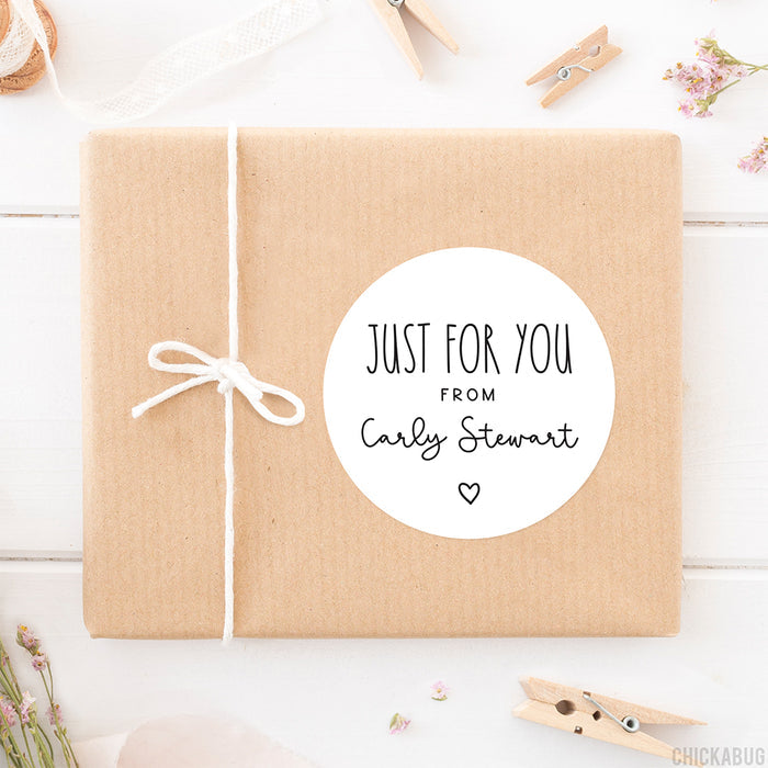 Farmhouse "Just For You" Gift Labels