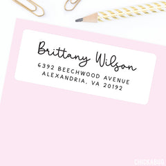 Farmhouse Script Address Labels