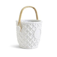 Faux Bamboo Fretwork Champagne/Wine Bucket - The Preppy Bunny