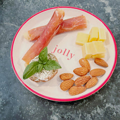 Festive Ceramic Appetizer Plates
