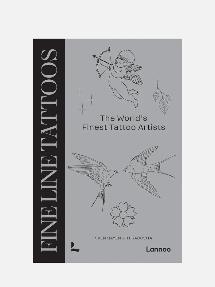 LANNOO Fine Line Tattoos - Print Books KİTAP