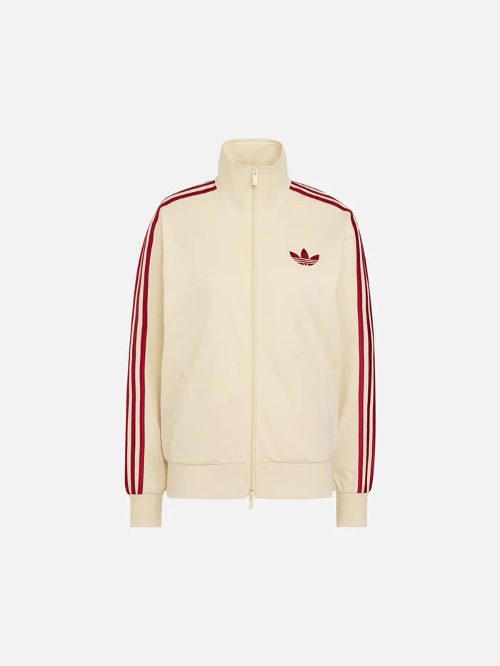 ADIDAS ORIGINALS Firebird Loose Track Top - Warm Vanilla – Warm Vanilla, önden görünüm
