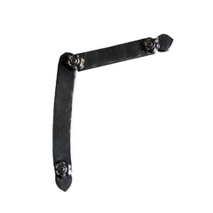 Flower Adjustable Corner Strap Bracket - 7" x 5-1/2" - Multiple Finishes Available - Sold Individually