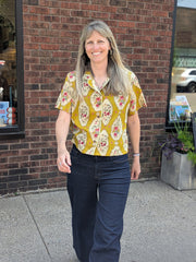 Folk Garden Button Down
