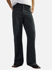 EX DE RUE Fray Black Denim Jean II – Fray Black, önden görünüm