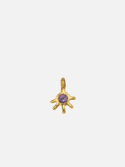 JEWELS FOR JOY Gerbe Pendant - Gold/Purple – Gold/Purple, önden görünüm