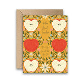 Golden Teacher Thank You Card