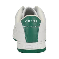 Guess Men’s Tiogo Skate-Style Sneakers – White/Green