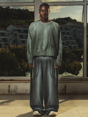 SHOPI GO Hama Reglan Sweatshirt - Rust Green - Uncategorized SWEATSHIRT