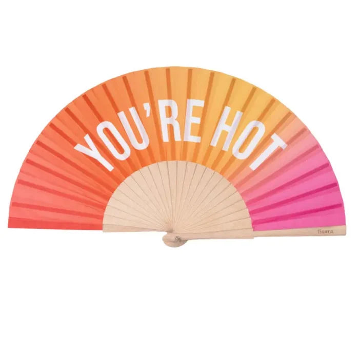Hand Fan "You Are Hot"