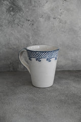 Hand-Painted Indigo Ceramic Mug