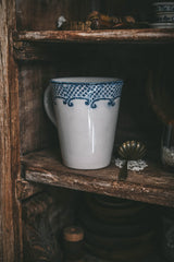 Hand-Painted Indigo Ceramic Mug