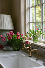Handblown Glass Petal Vase