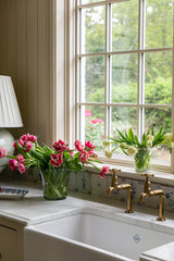 Handblown Glass Petal Vase