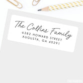 Handwritten Script Address Labels