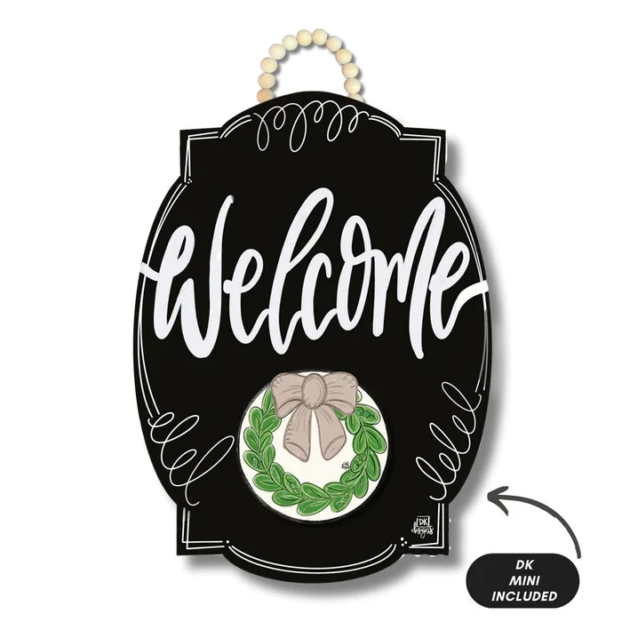 Hanging Door Signs-Welcome In Bloom