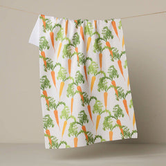 Happy Carrots Tea Towel