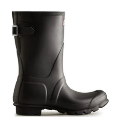 Hunter Women's Original Back Adjustable Short Boot - Onyx
