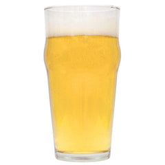 A tall glass of Irish Blonde homebrew
