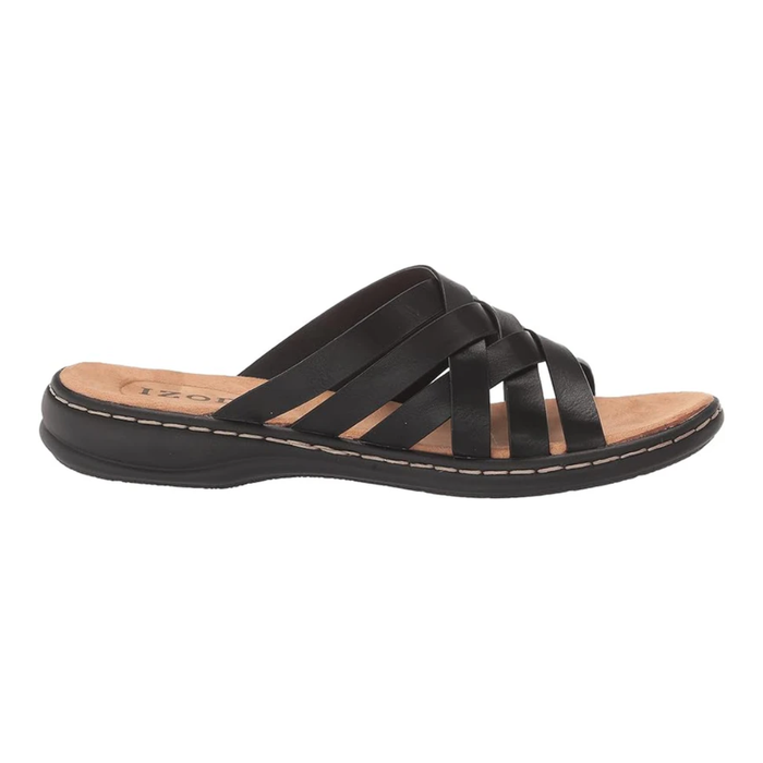 Izod Women’s Slaight Casual Black Sandals – 1478215