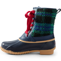 Lands' End Women's Insulated Sherpa Fleece Lined Duck Boots
