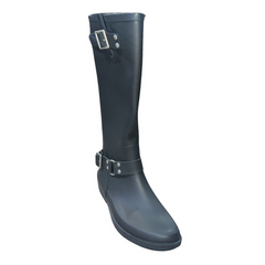 Lands' End Women's Tall Rain Boots Black 5458569