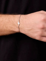 ATOLYEWOLF Lightning Bracelet in Silver - Kategorize edilmemiş BİLEKLİK