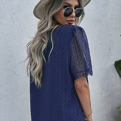 Lilyrhyme™ Sexy Lace V Neck Top