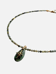 L'ATELIER DES PERLES Liora Labradorit Taşlı Kolye - KOLYE