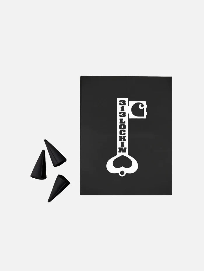 CARHARTT WIP Locked Cone Incense - White/Black - Uncategorized TÜTSÜLÜK