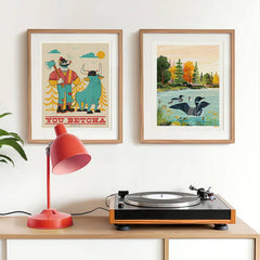 Loons on the Lake Print