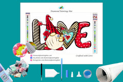 Love Arrow Gnomes Diamond Painting