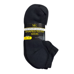 Maria Garcia Premium Quality Shaped To Fit Socks Black 3 Pack