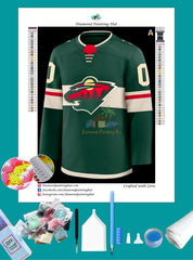 Minnesota NHL Jersey Diamond Painting