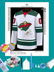Minnesota NHL Jersey Diamond Painting