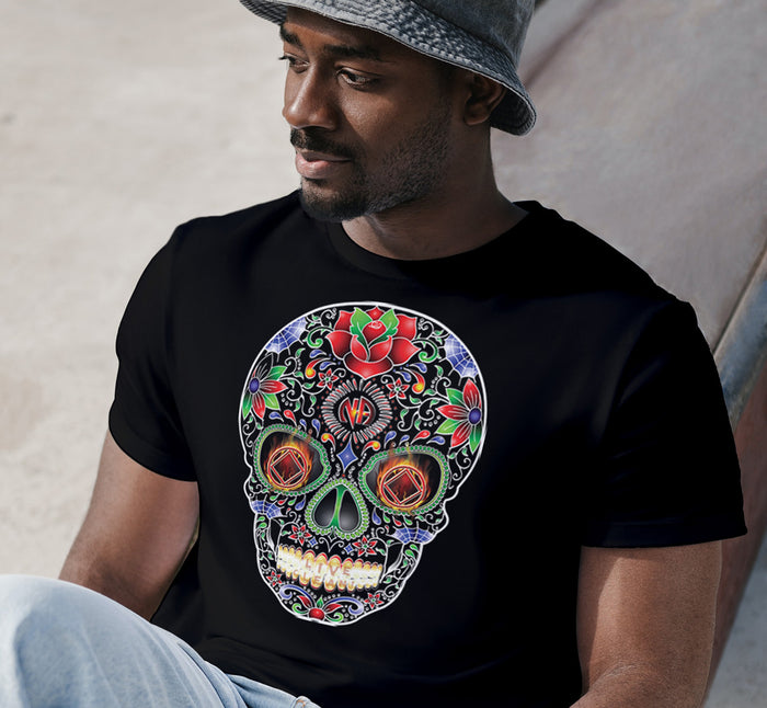 NA Sugar Skull Inverted dtg Tee
