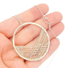 Necklace - Silver Bird's Nest (Ivory) by Verso