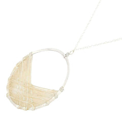 Necklace - Silver Bird's Nest (Ivory) by Verso