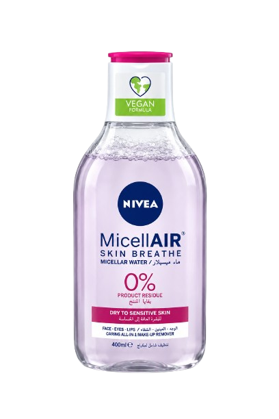 Nivea Micellar Water Dry & Sensitive Skin 400Ml