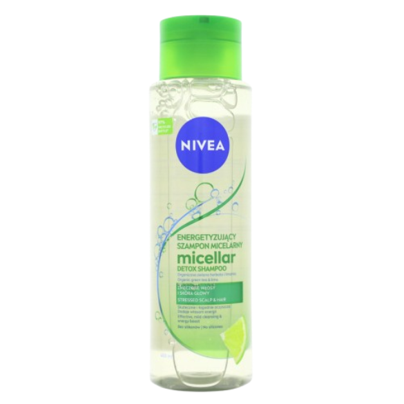 Nivea Pure Detox Micellar Shampoo Lemon 400Ml