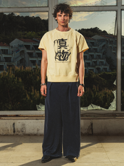 SHOPI GO Obiyacho Vintage Tee - Honey Mustard - Uncategorized ATLET