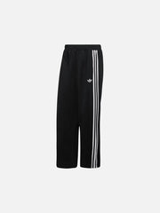 ADIDAS ORIGINALS OS Wide-Leg Track Pants – siyah, yan görünüm, beyaz üç çizgi