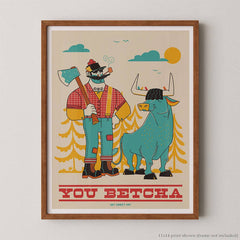 Paul & Babe Print